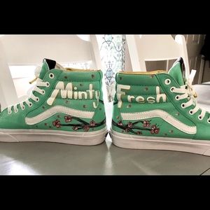 Custom Vans Arizona Green Tea ONLY 3 pair made! men’s size 9.5